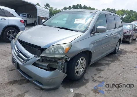 2007 Honda Odyssey Ex из США, поврежденный, VIN 5FNRL384X7B088588